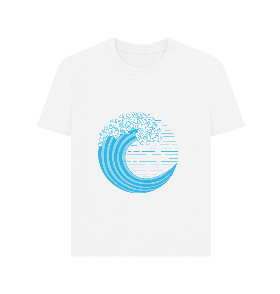 White 'COASTAL WARRIOR' Ladies Tee