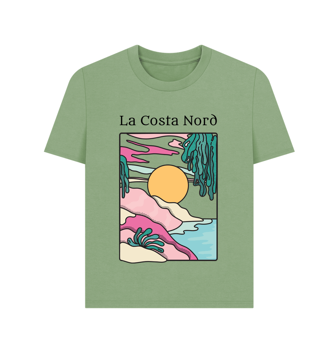 Sage Printed T-shirt Front