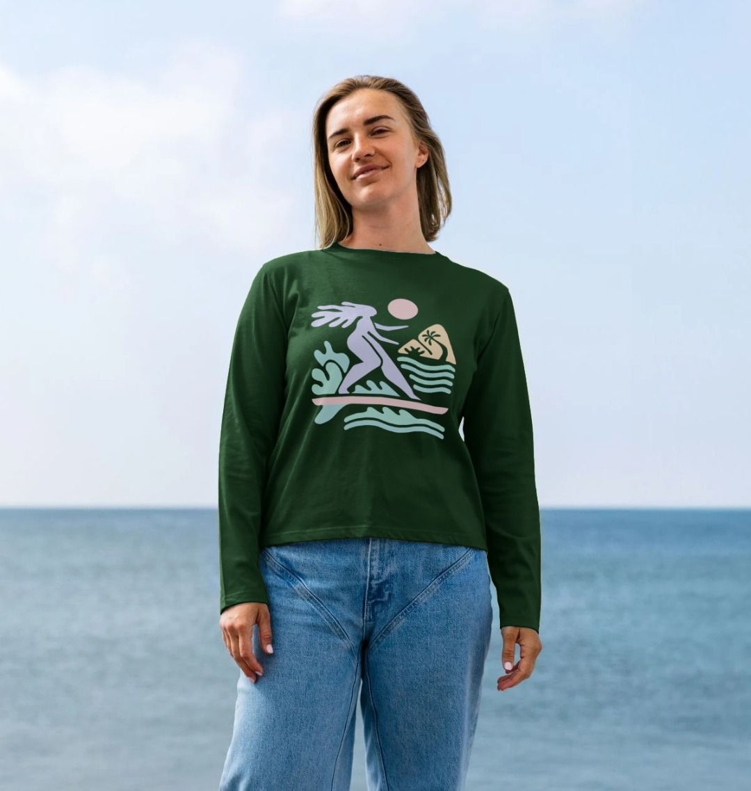 ‘SEAWEED SURF SISTER’ Ladies Top