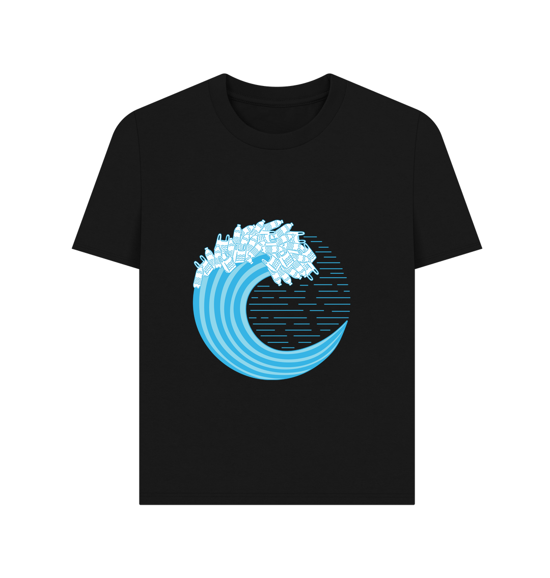 Black 'COASTAL WARRIOR' Ladies Tee