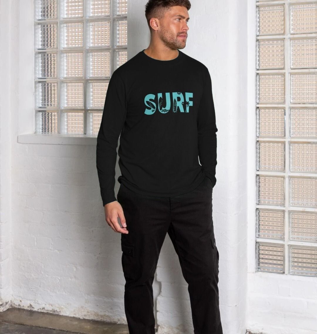 ‘SURF’ Men’s Long Sleeve Top