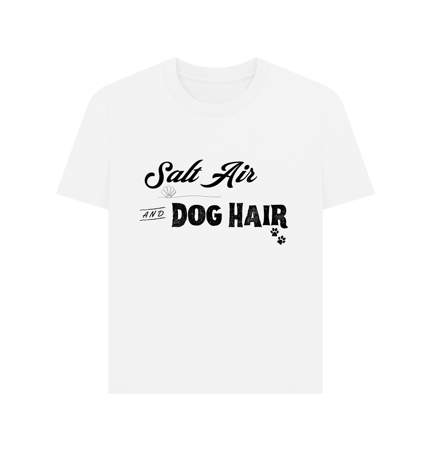 White Printed T-shirt Front