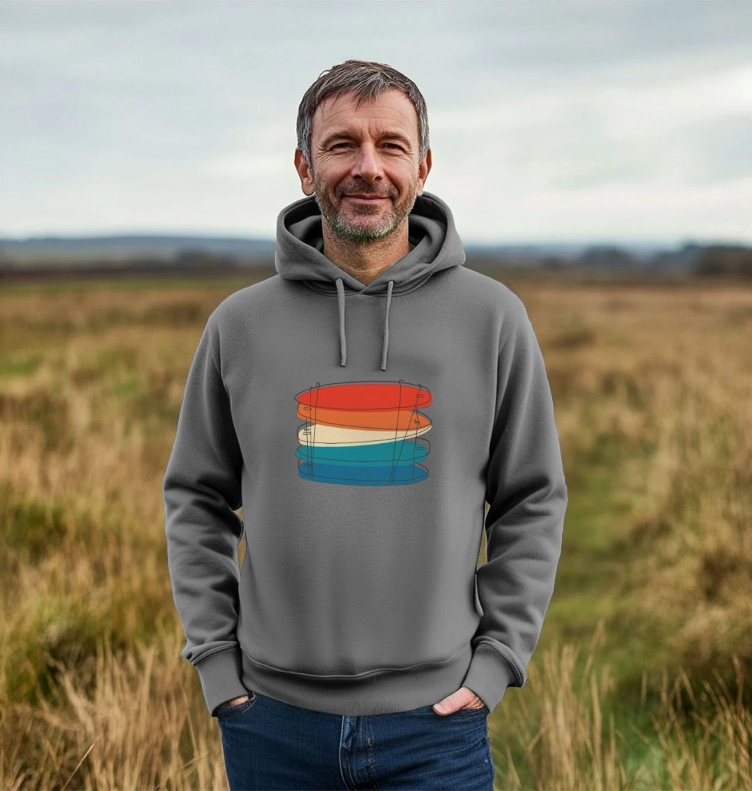 'SIMPLY SURFBOARDS' Mens Hoodie