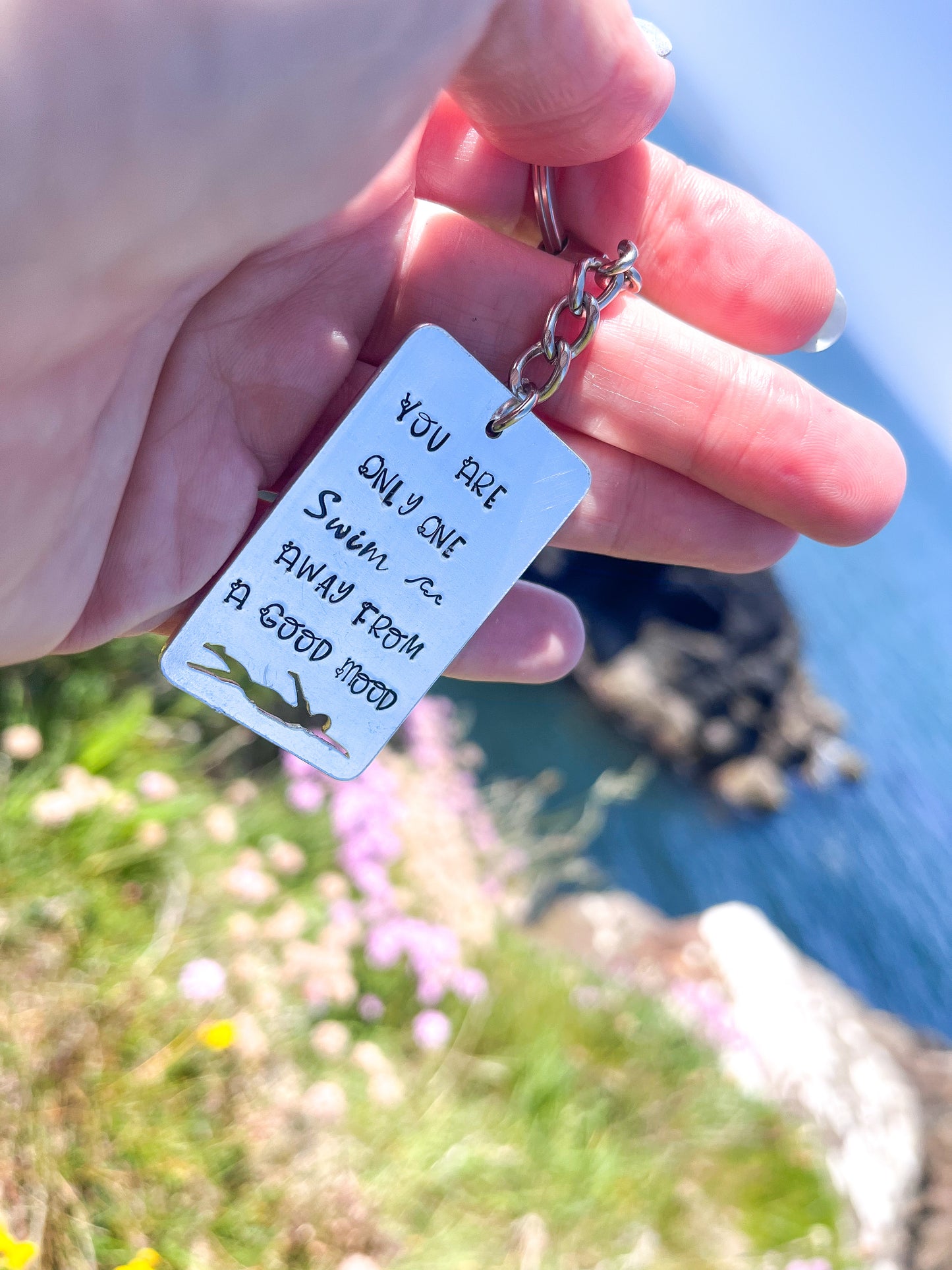 ‘GOOD MOOD SWIM’ Keyring