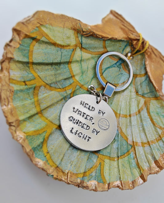 'HELD BY WATER' Keyring