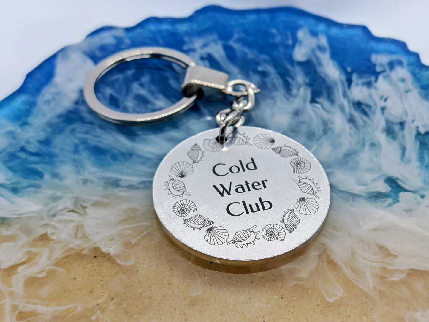 'COLD WATER CLUB' Keyring