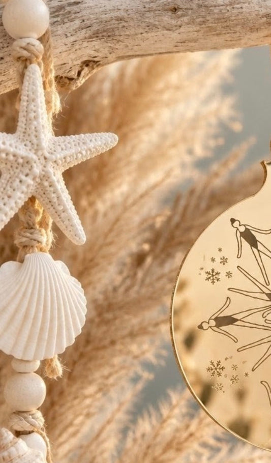 'SNOWFLAKE SWIMMER' Christmas Bauble