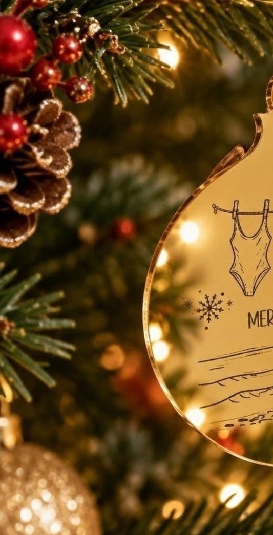 'WILD SWIMMING' Christmas Bauble