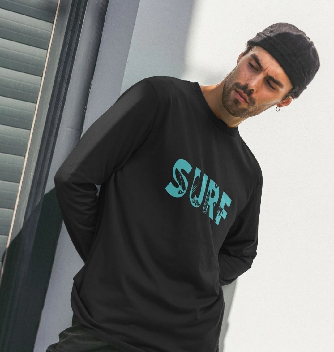 ‘SURF’ Men’s Long Sleeve Top