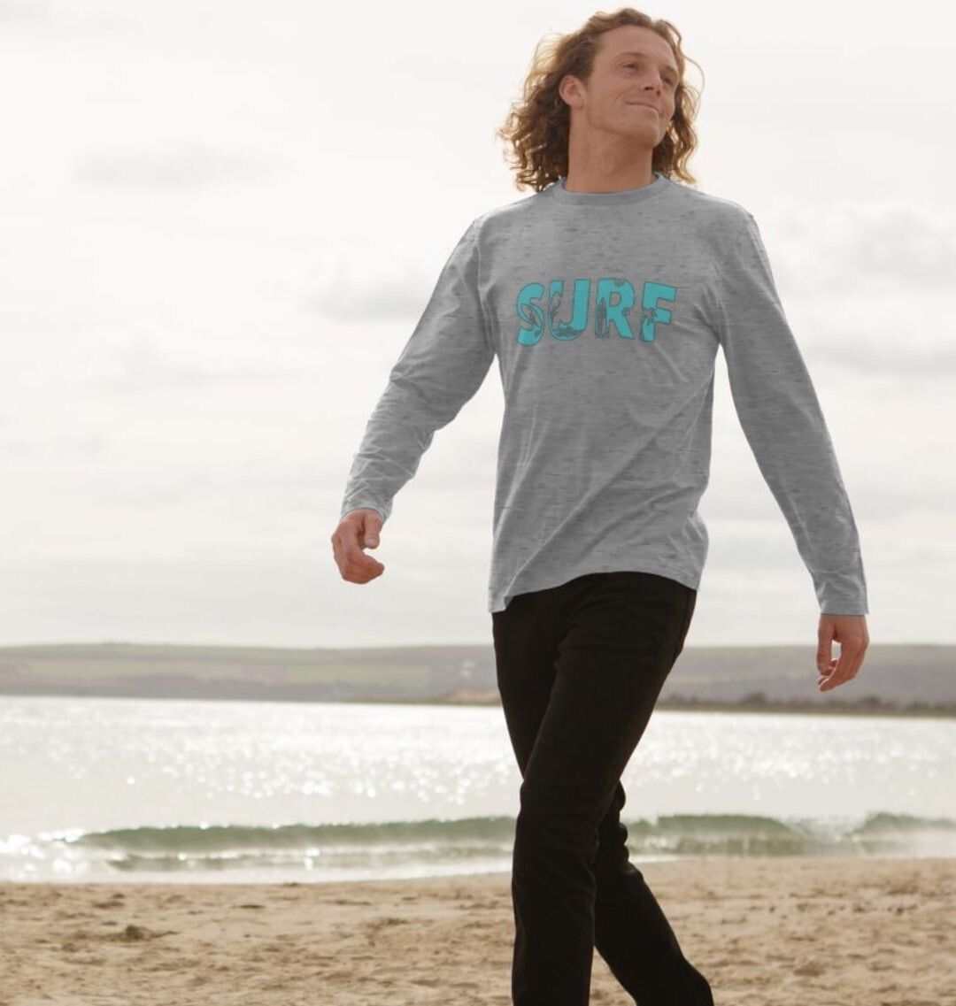 ‘SURF’ Men’s Long Sleeve Top