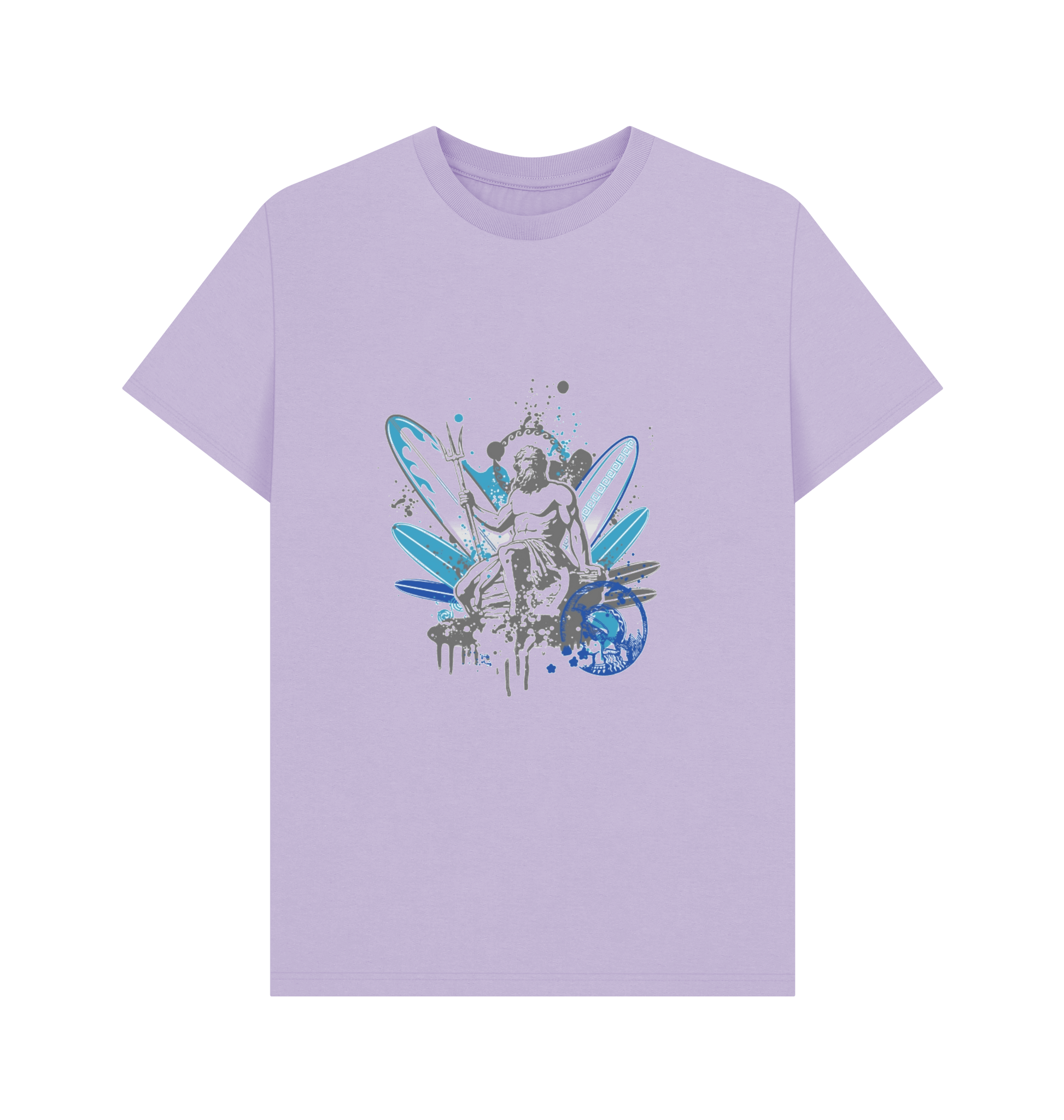 Lilac Printed T-shirt Front