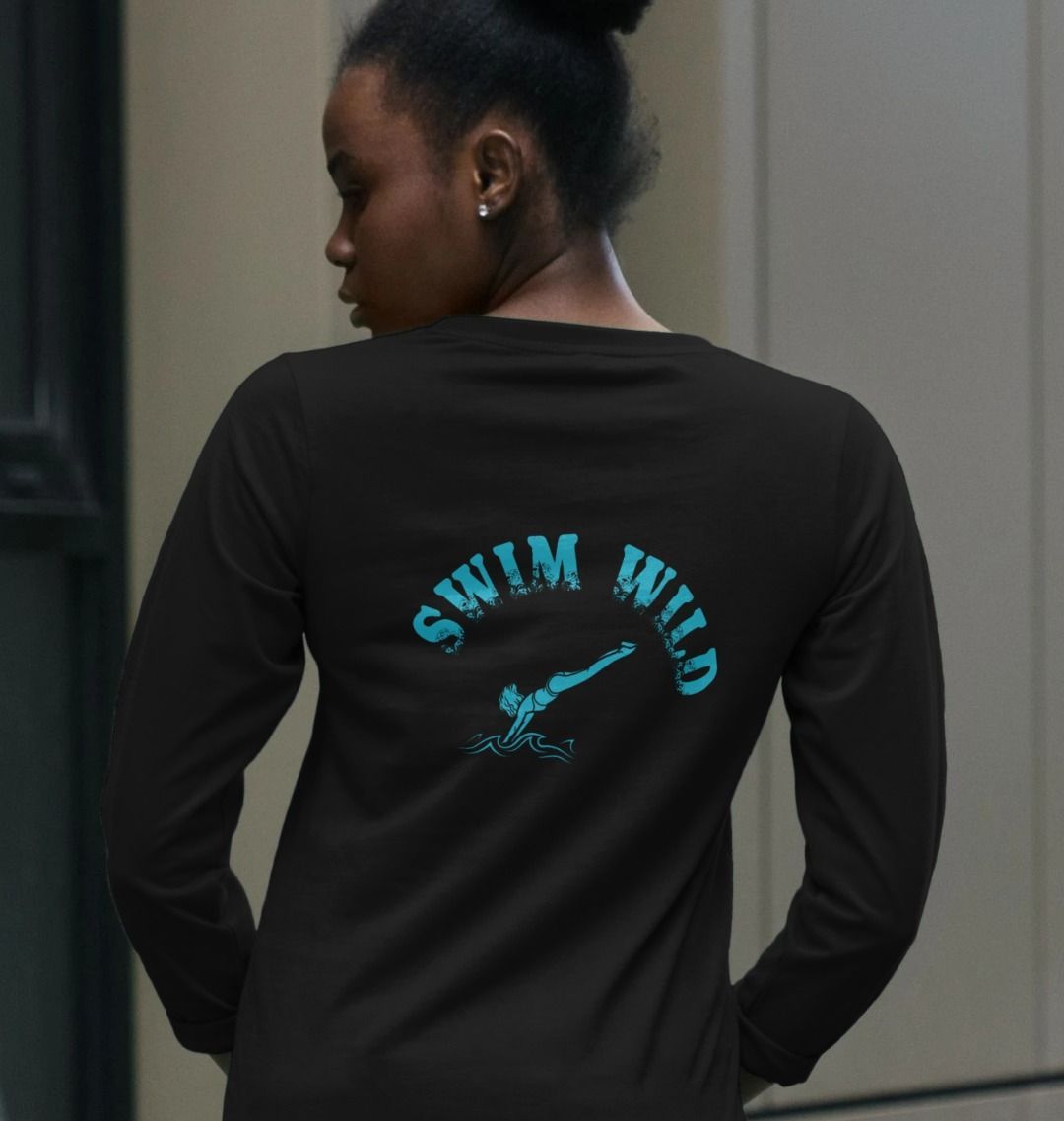 'SWIM WILD' Ladies Long Sleeve Top