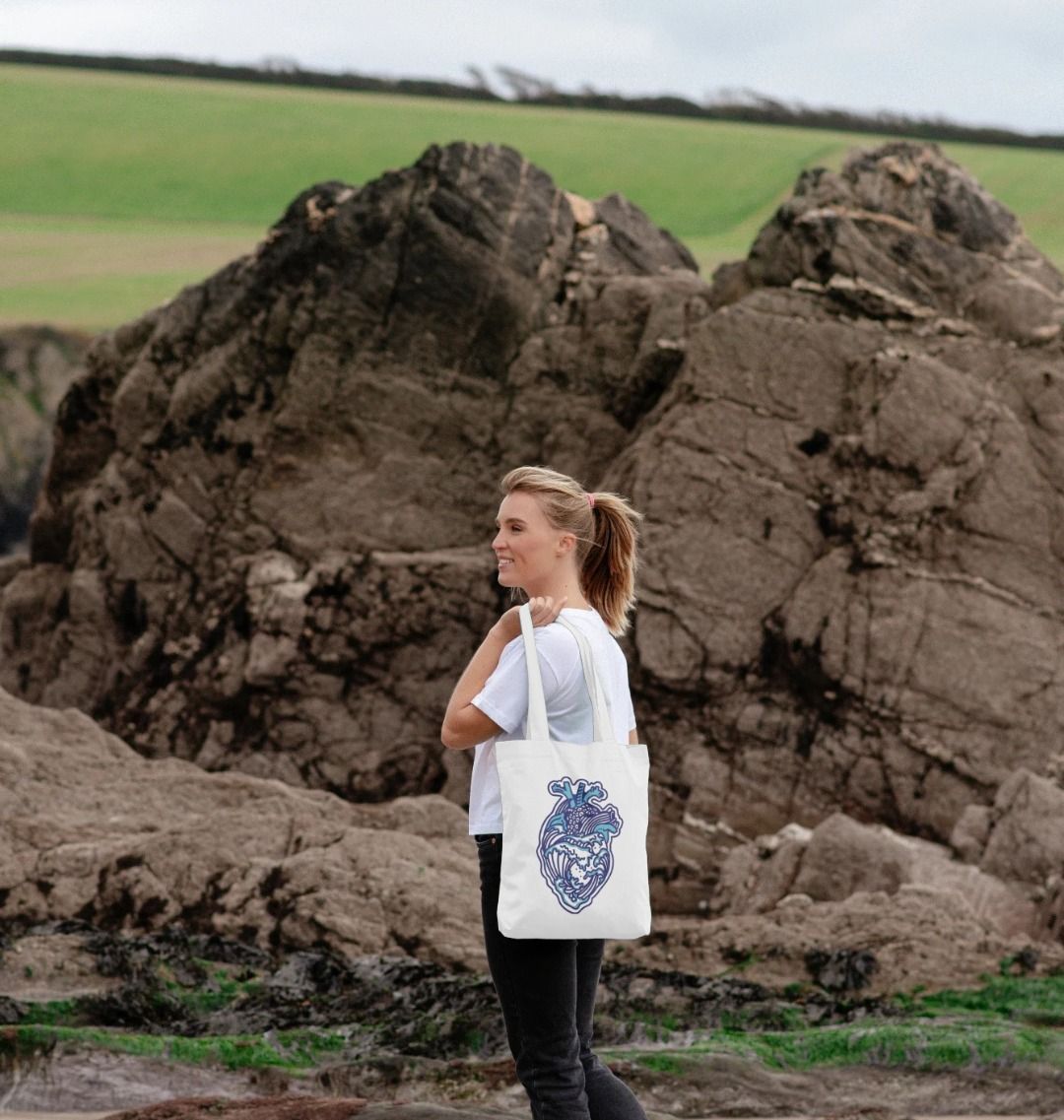 'OCEAN HEART' Tote Bag