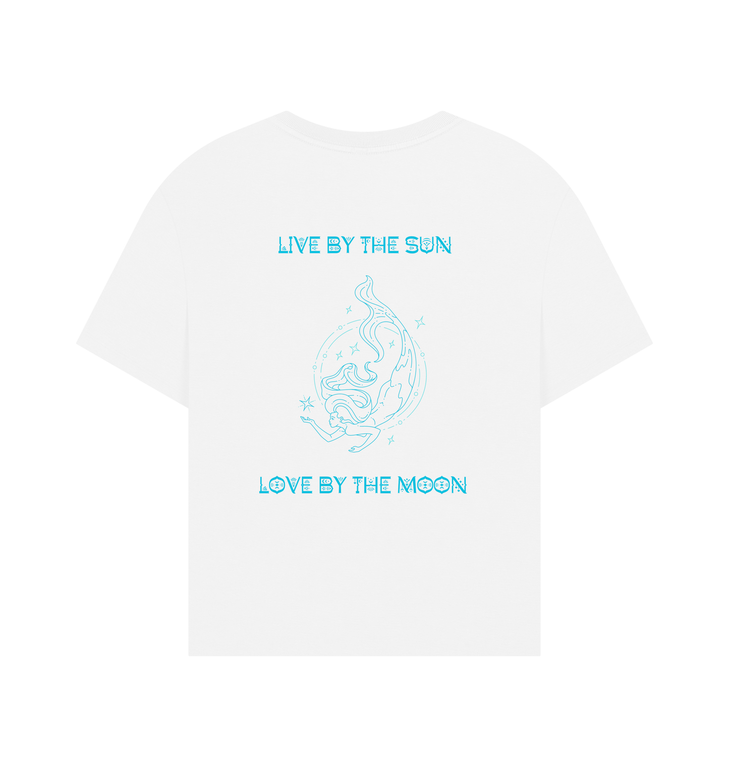 White Printed T-shirt Back