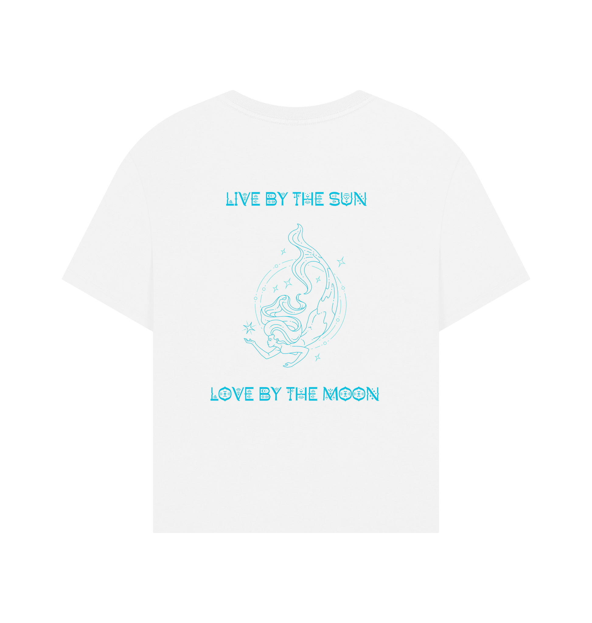 White Printed T-shirt Back