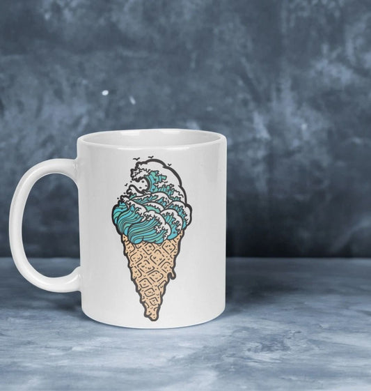 'ICE CREAM WAVES' Mug