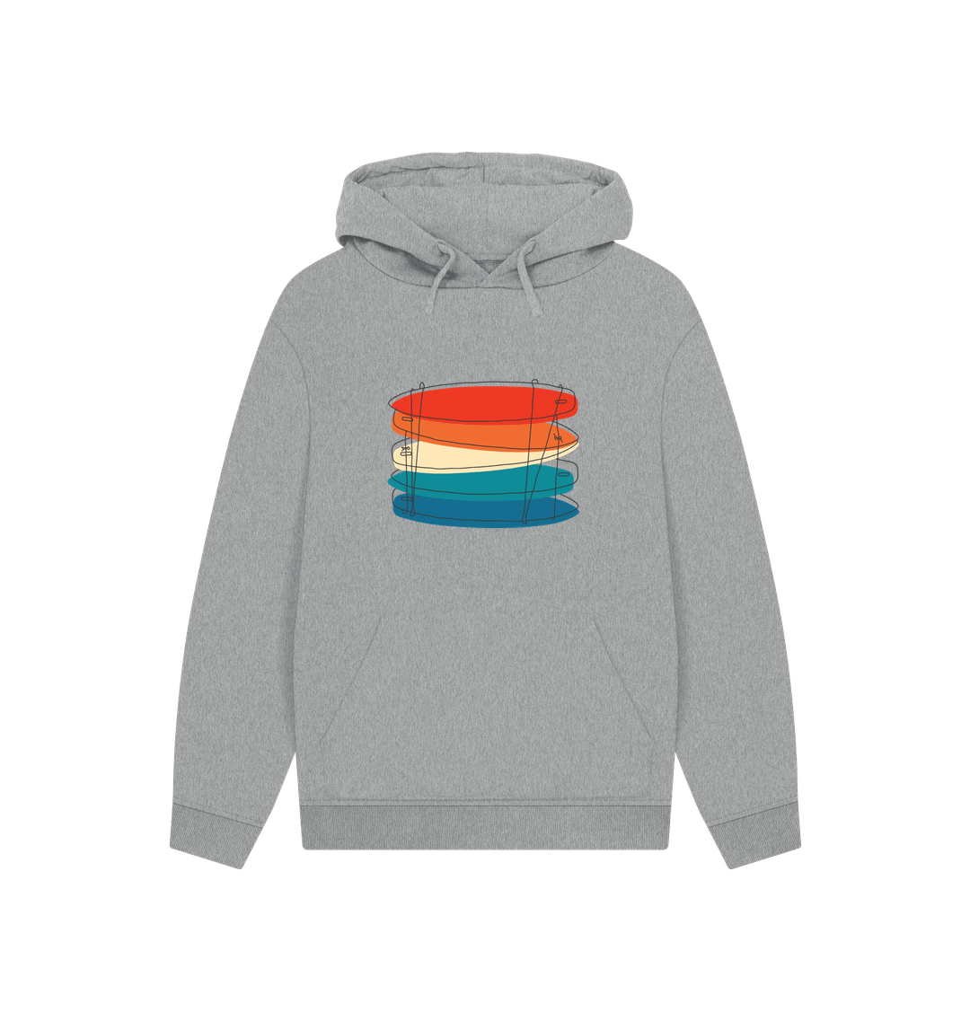 Athletic Grey Printed Hoody Front