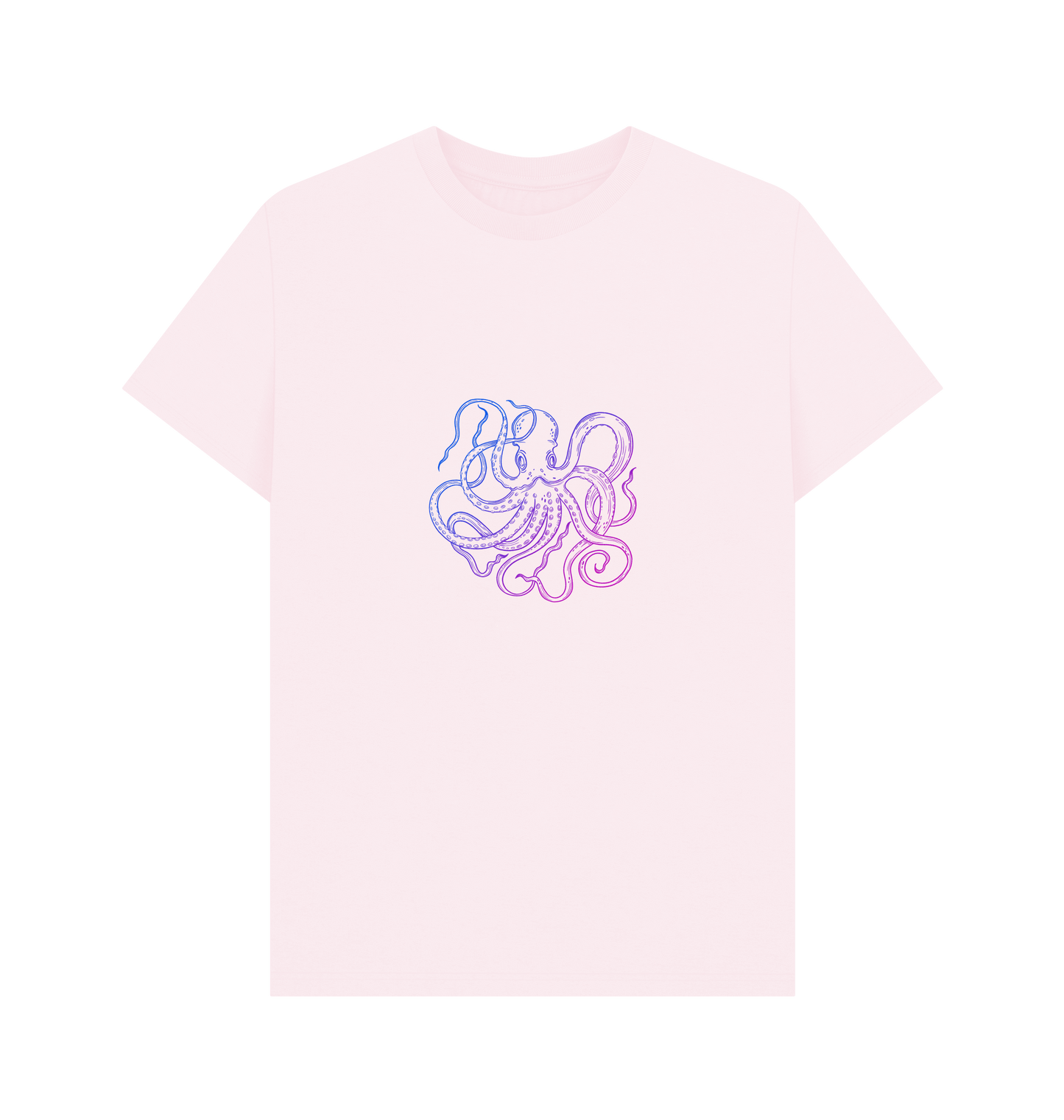 Pink Printed T-shirt Front