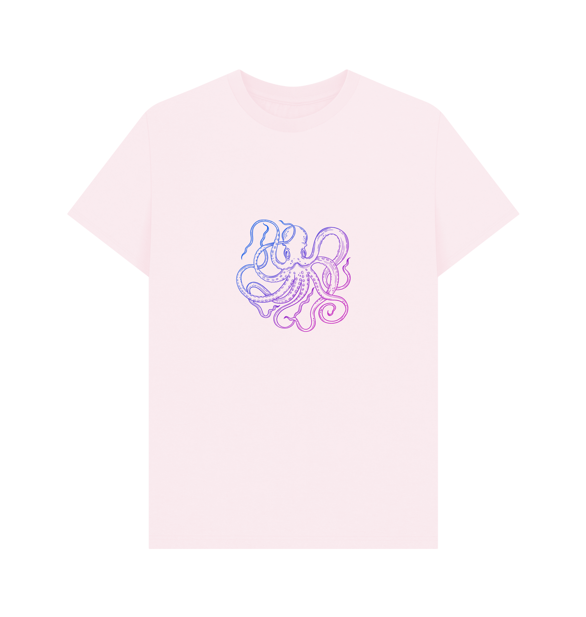 Pink Printed T-shirt Front