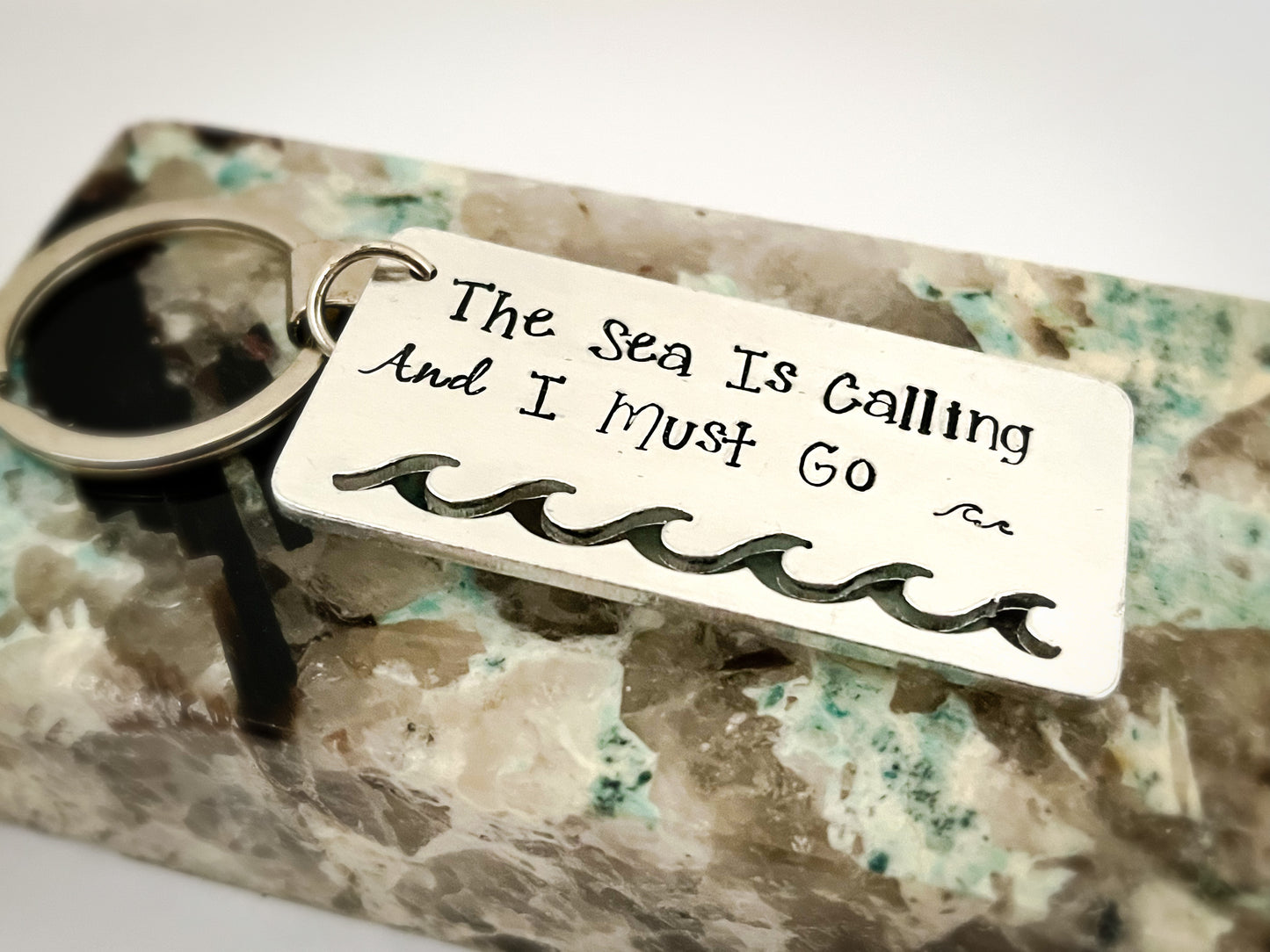 ‘THE SEA IS CALLING’ Keyring