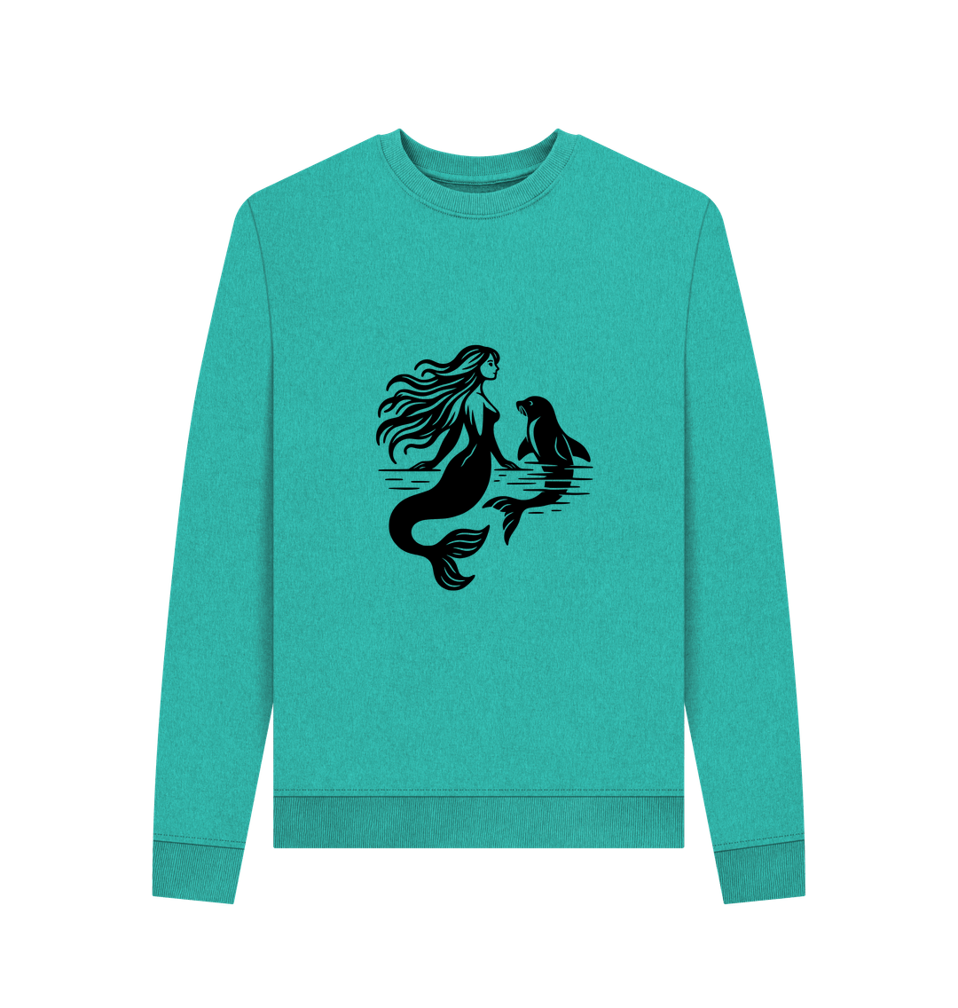 Seagrass Green 'THE SELKIE' JUMPER