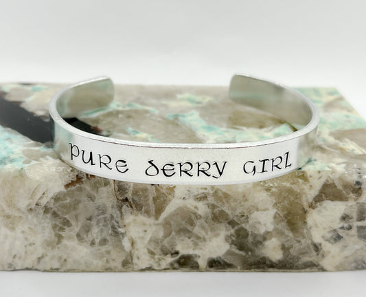 'PURE DERRY GIRL' Cuff Bracelet