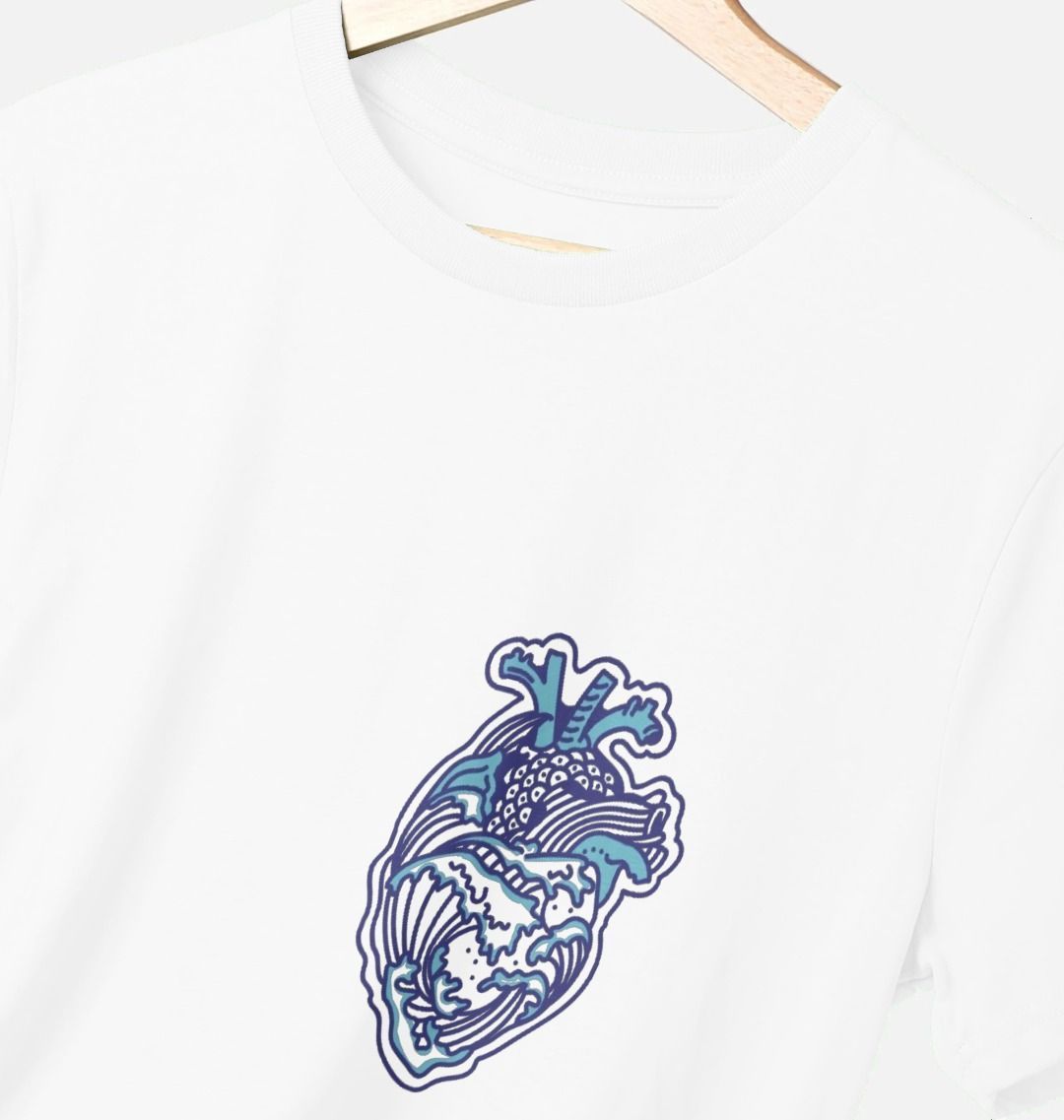 'OCEAN HEART' Mens Tee