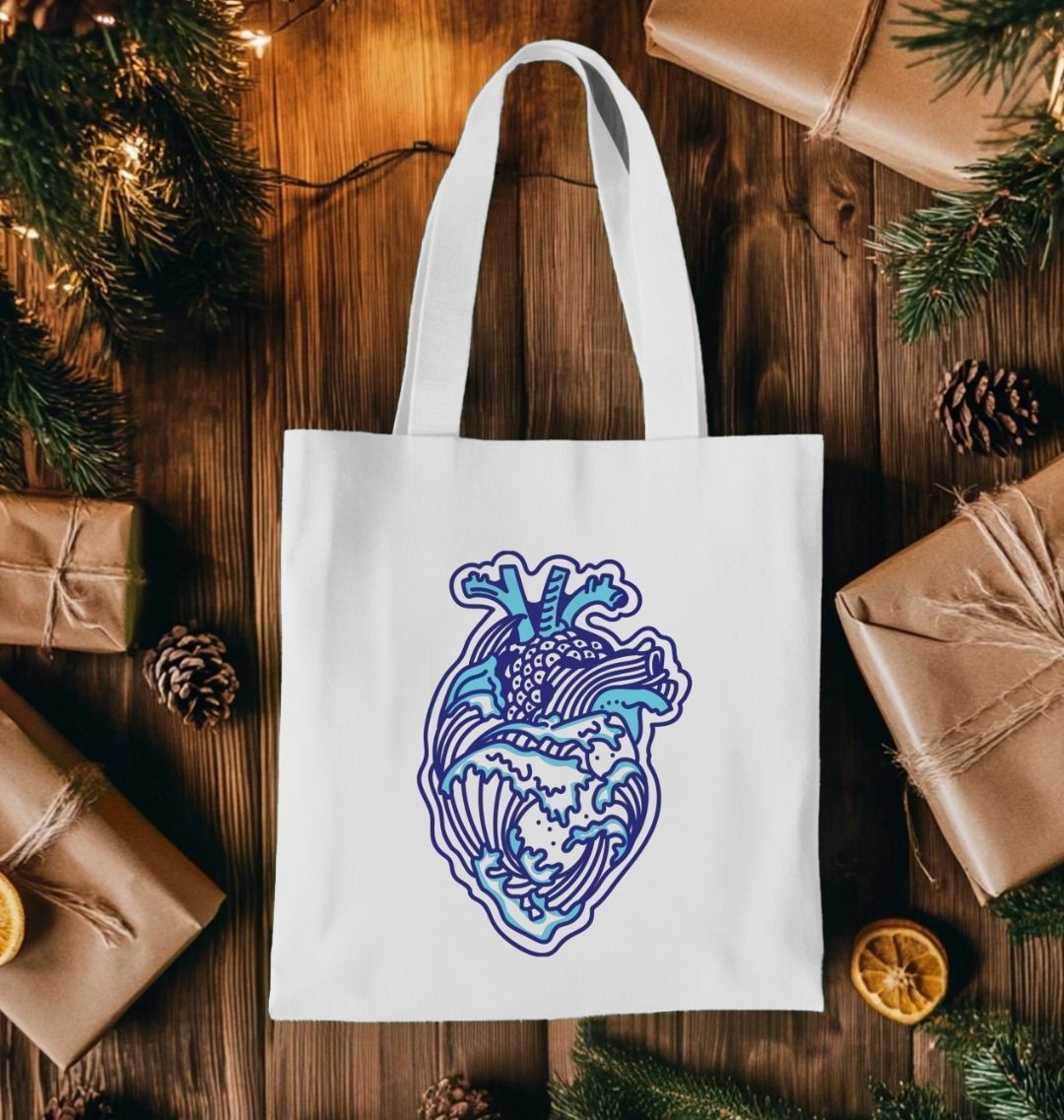 'OCEAN HEART' Tote Bag