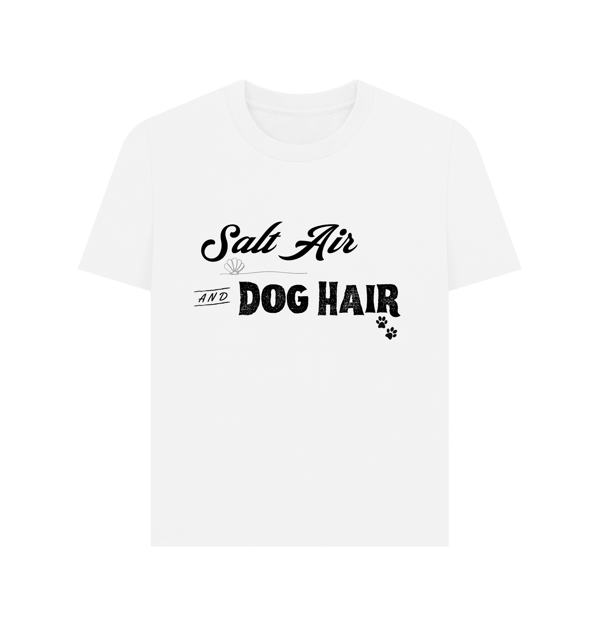 White Printed T-shirt Front