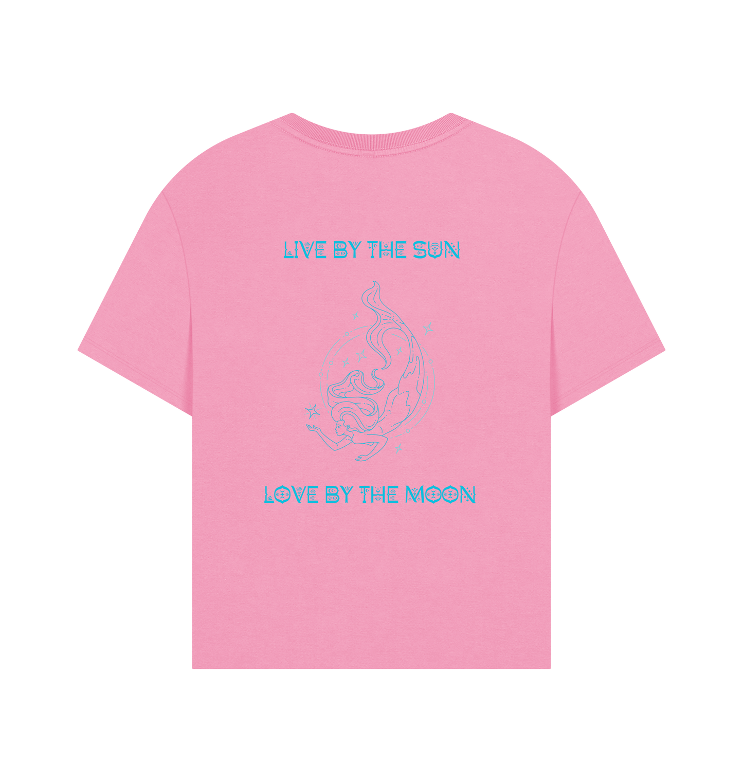 Rose Pink Printed T-shirt Back