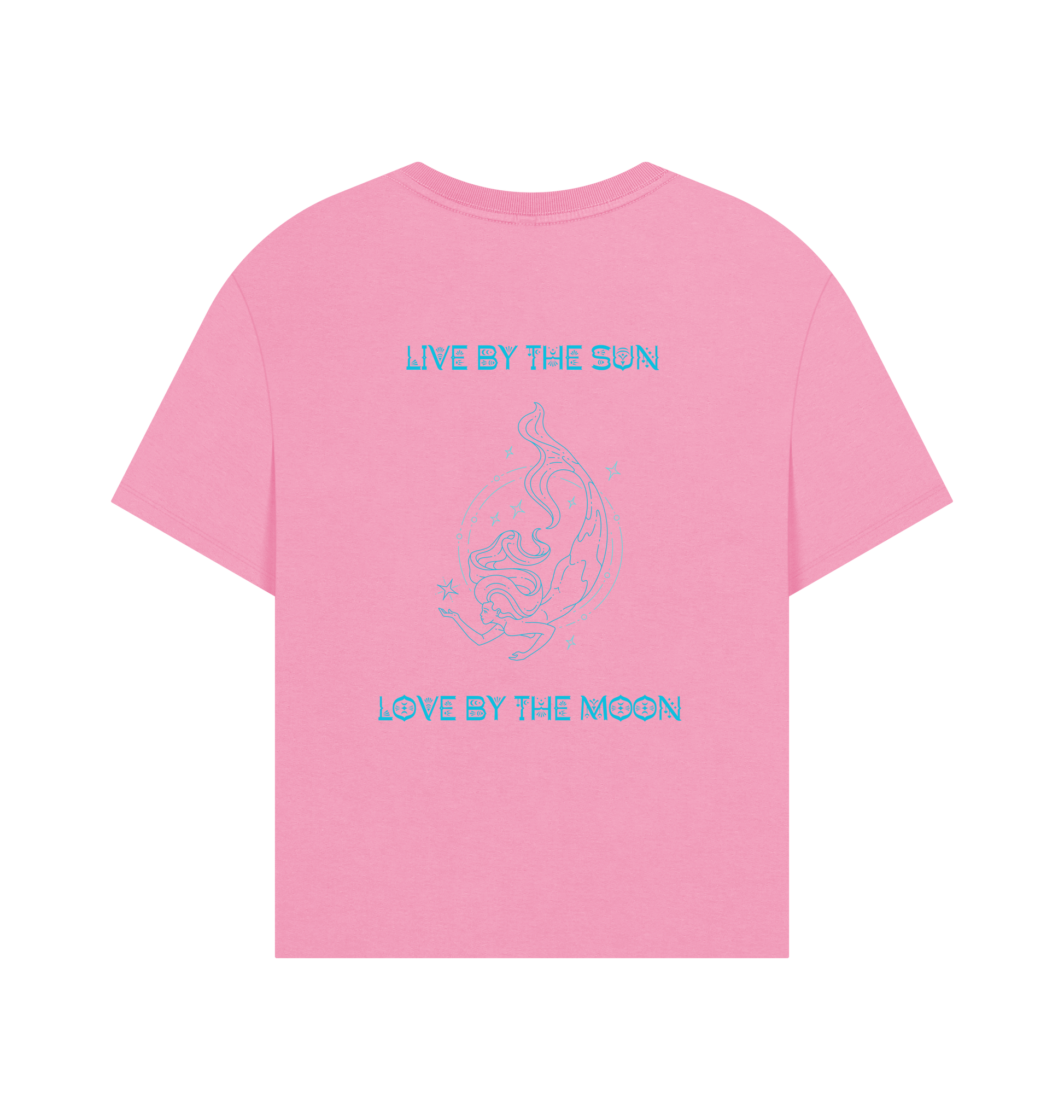 Rose Pink Printed T-shirt Back