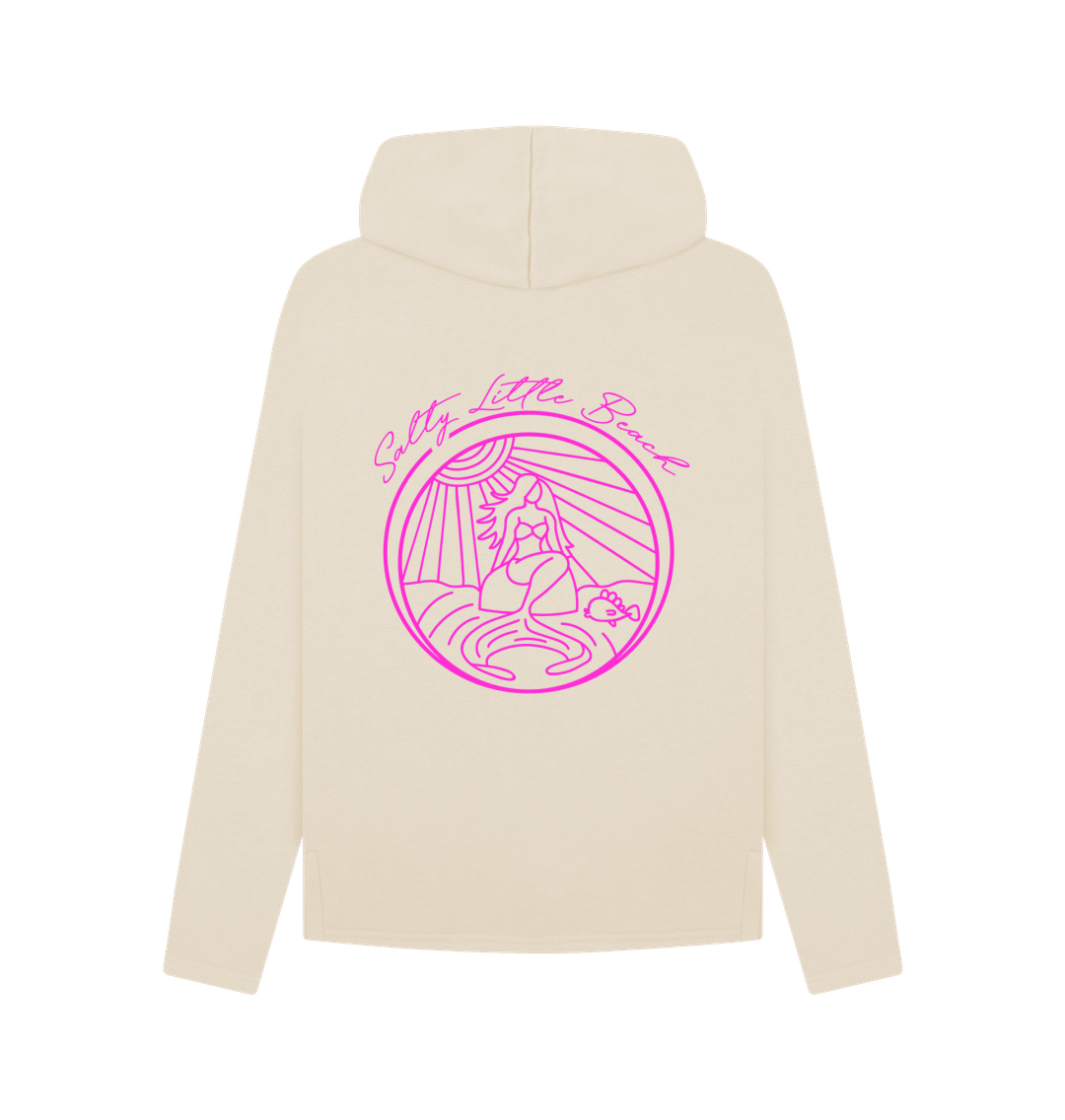 Oat Printed Hoody Back