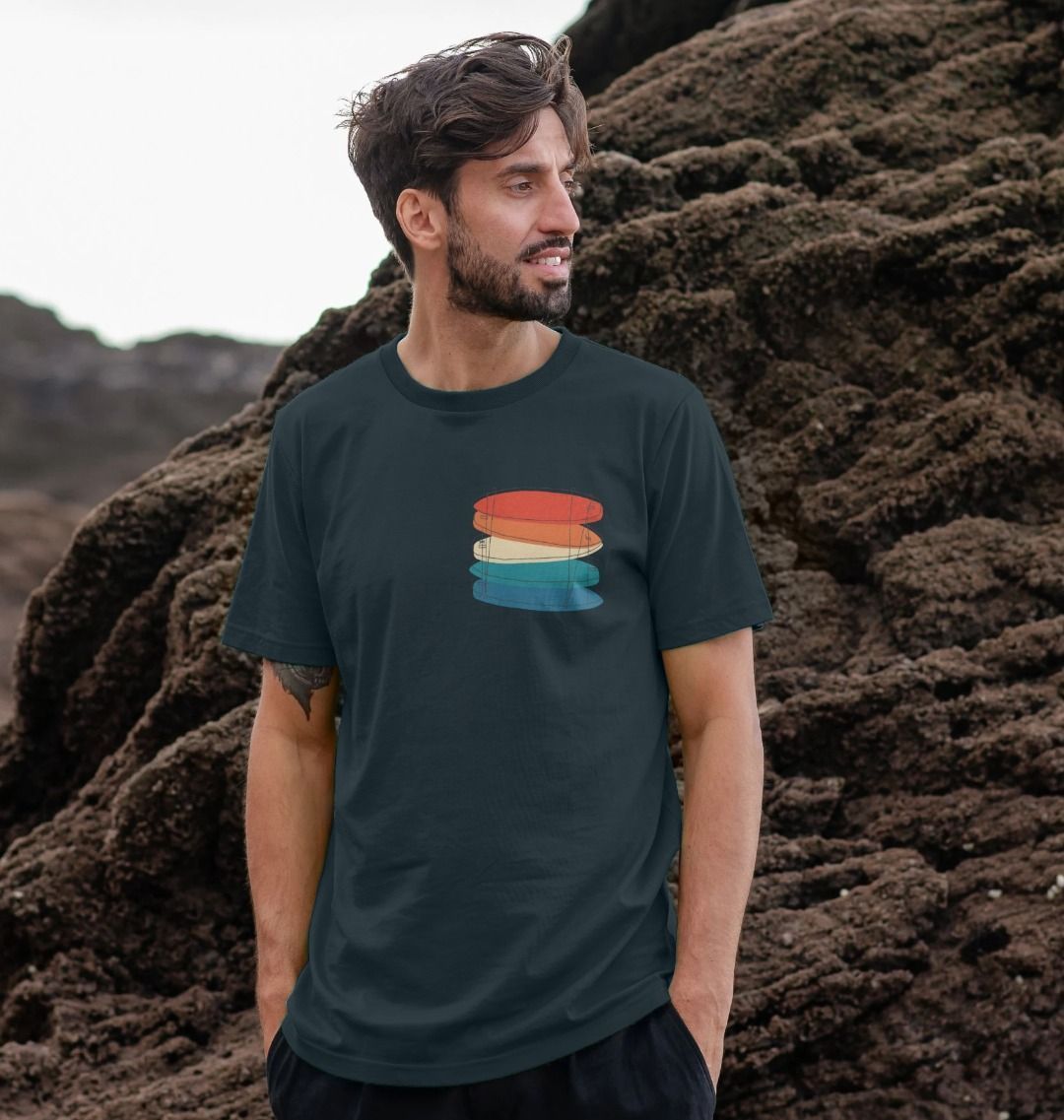 'SIMPLY SURFBOARDS' Mens Tee