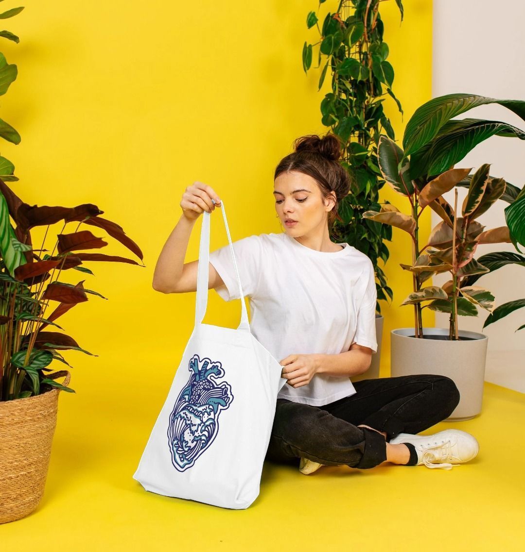 'OCEAN HEART' Tote Bag