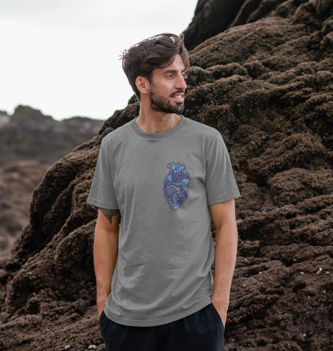 'OCEAN HEART' Mens Tee