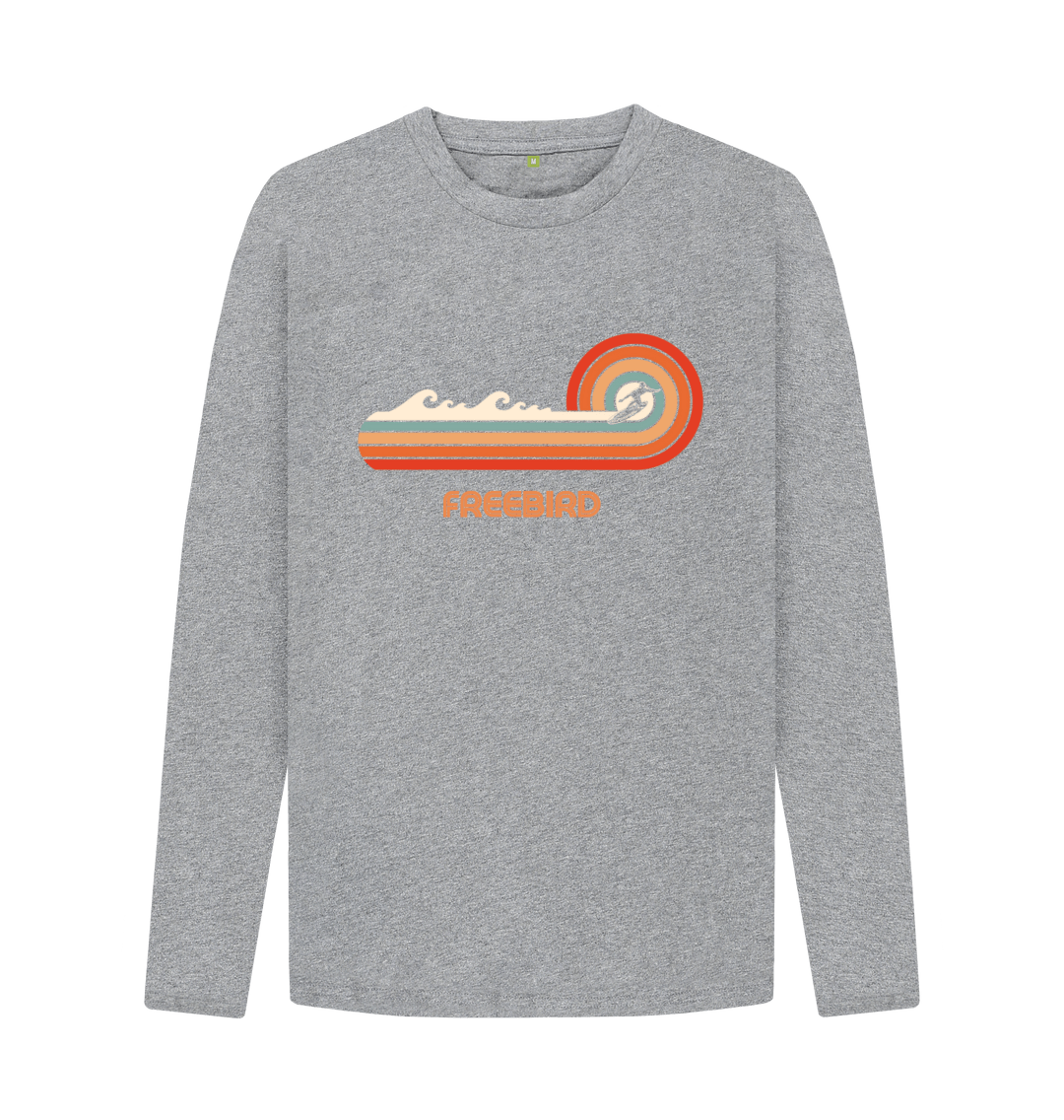 Athletic Grey 'FREEBIRD' Unisex Long Sleeve Top