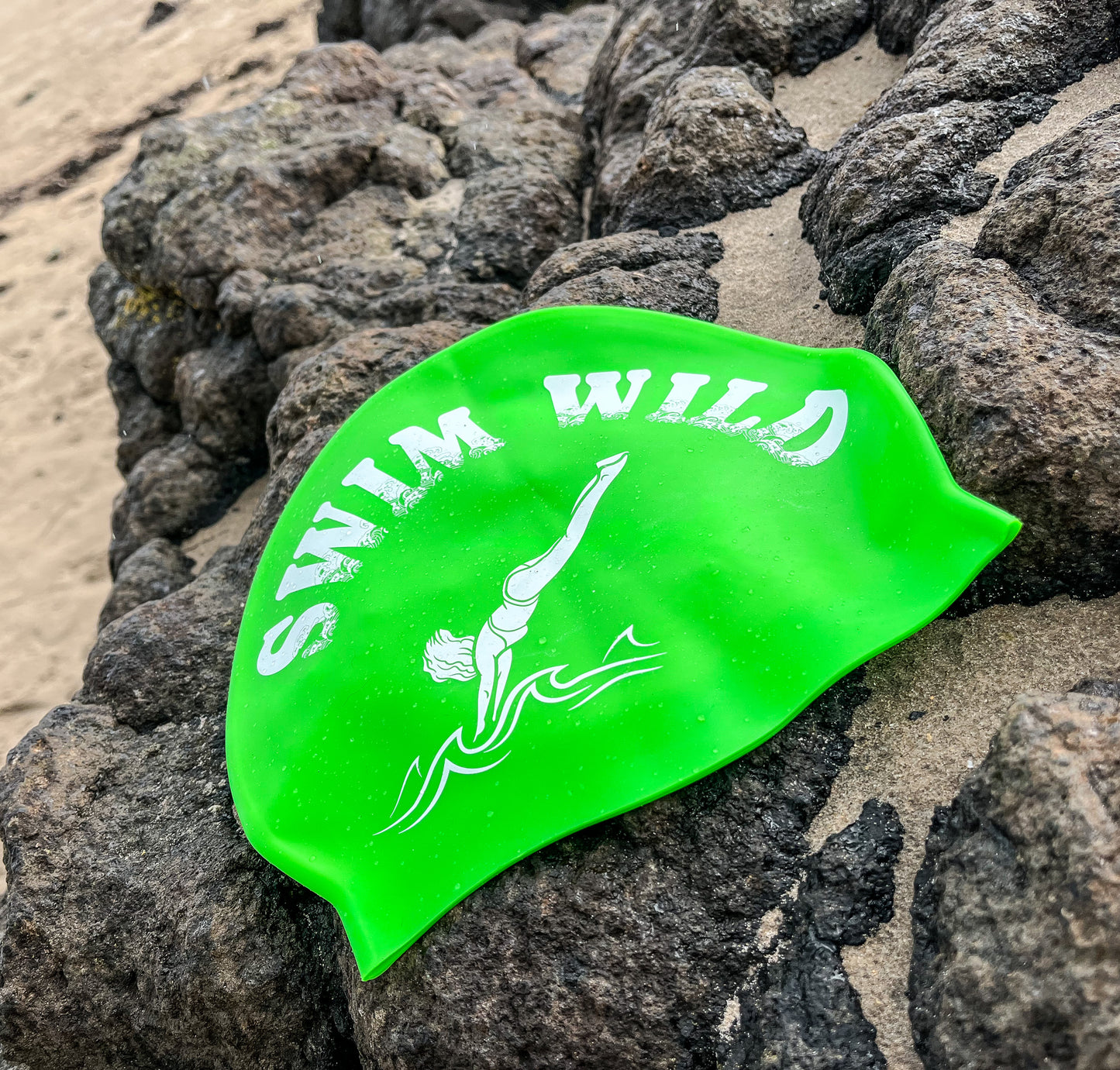'SWIM WILD' Swim Hat