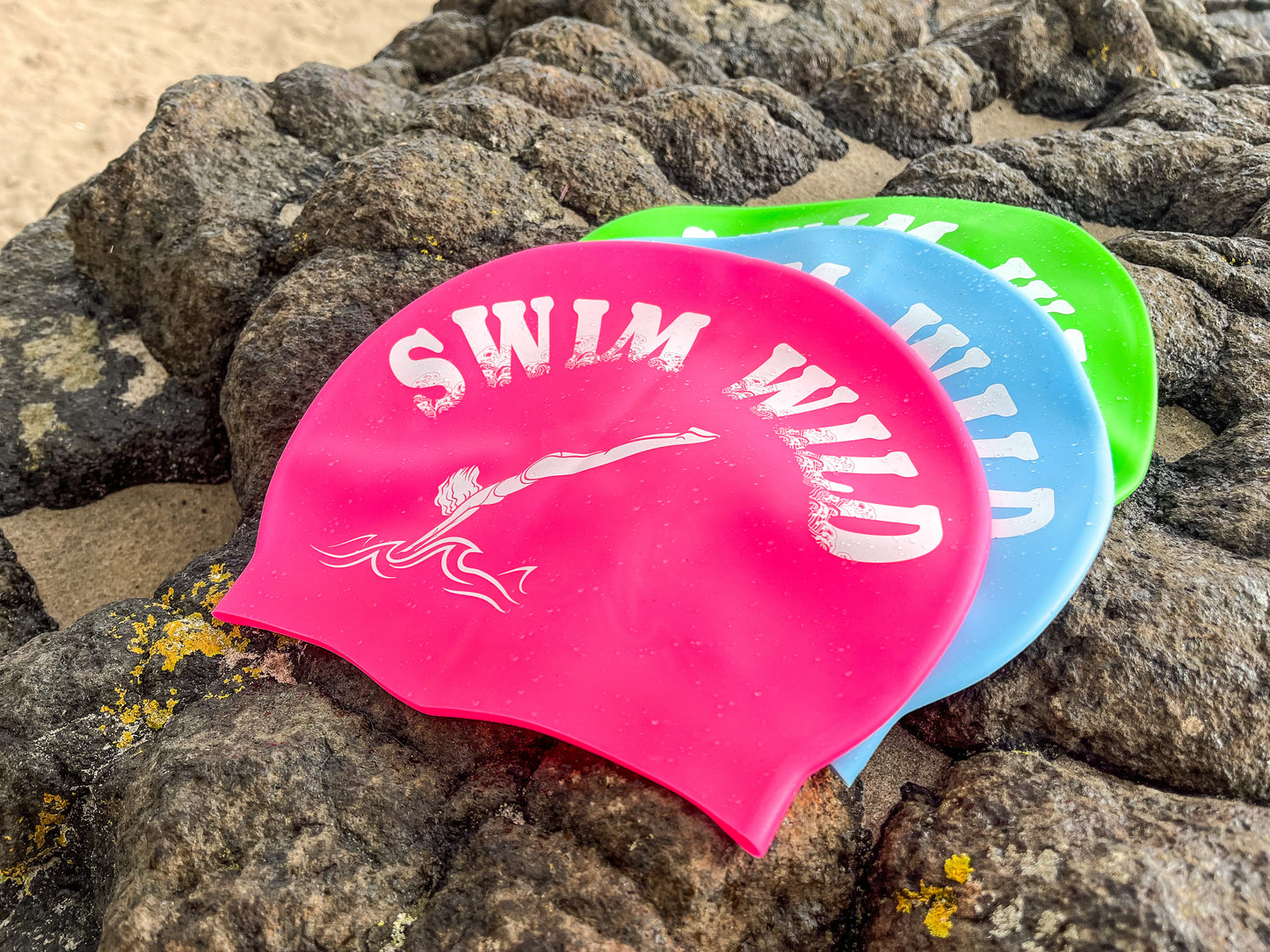 'SWIM WILD' Swim Hat