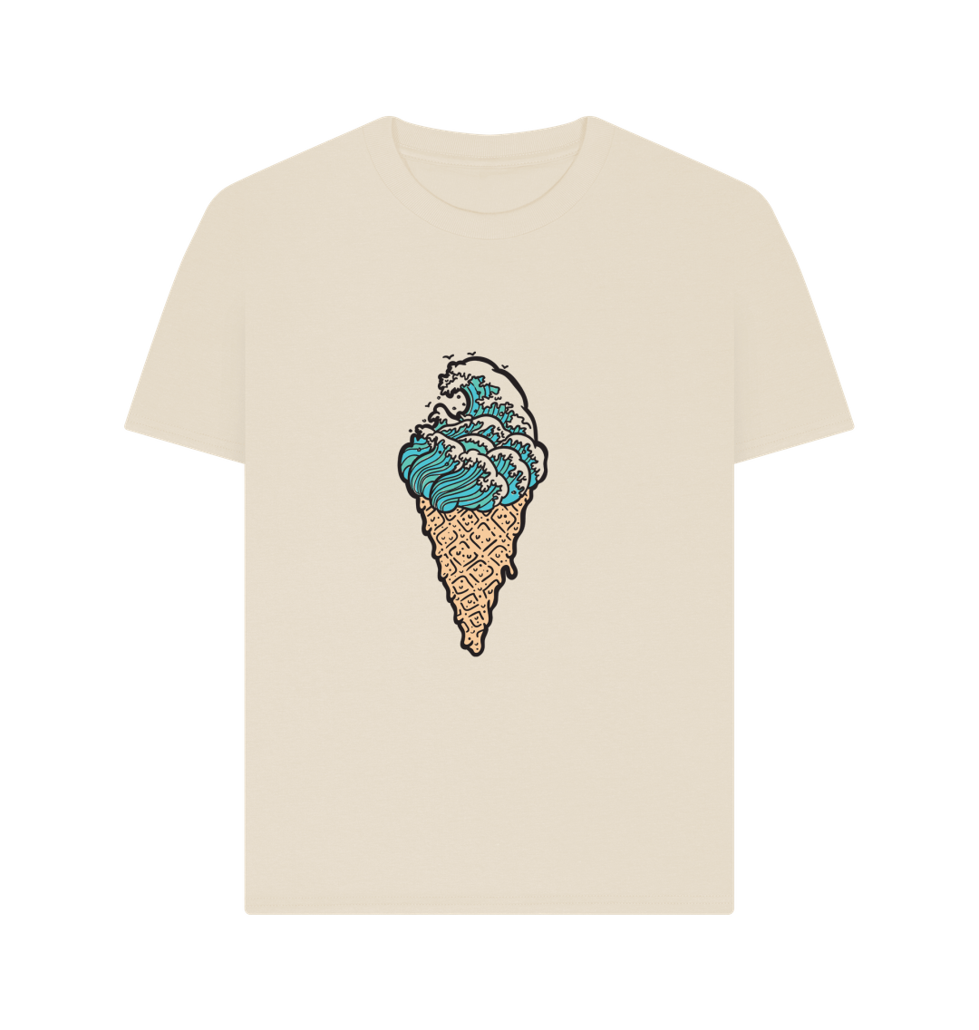 Oat 'ICE CREAM WAVES' Ladies Tee