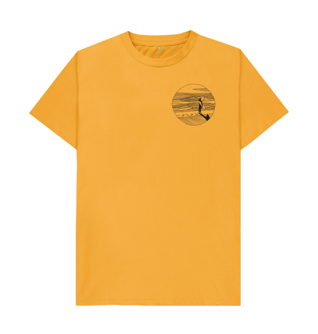 Mustard 'SURF CHECK' Mens Tee