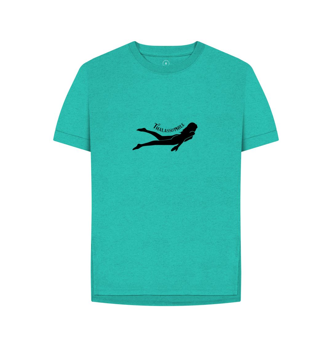Seagrass Green 'THALASSOPHILE' Ladies Tee (Relaxed Fit)