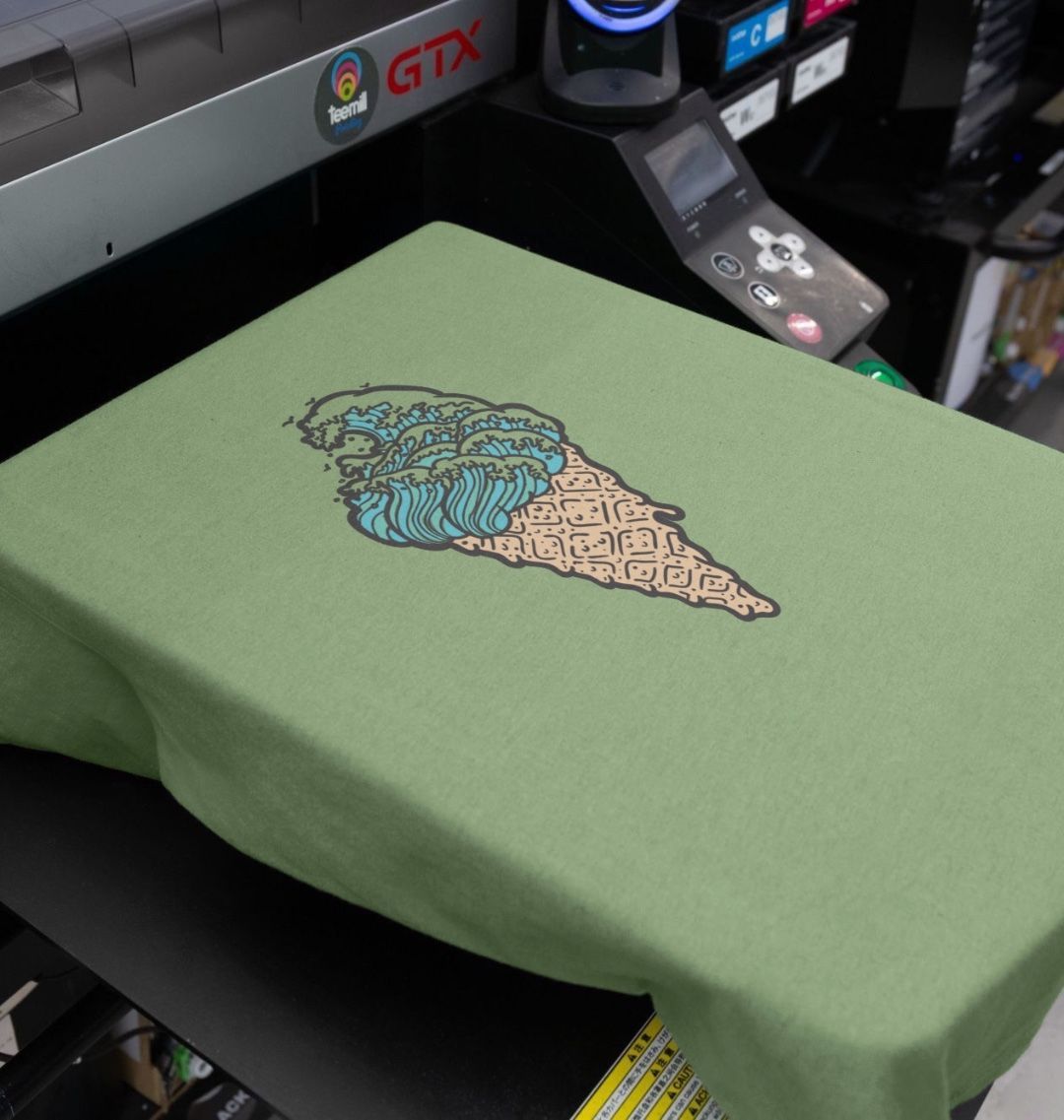 'ICE CREAM WAVES' Ladies Tee