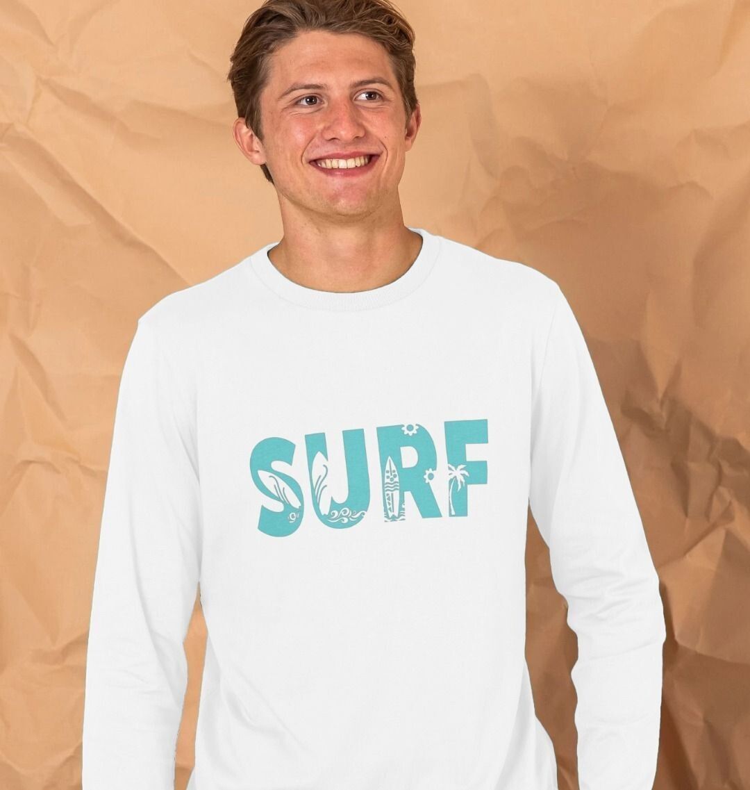 ‘SURF’ Men’s Long Sleeve Top