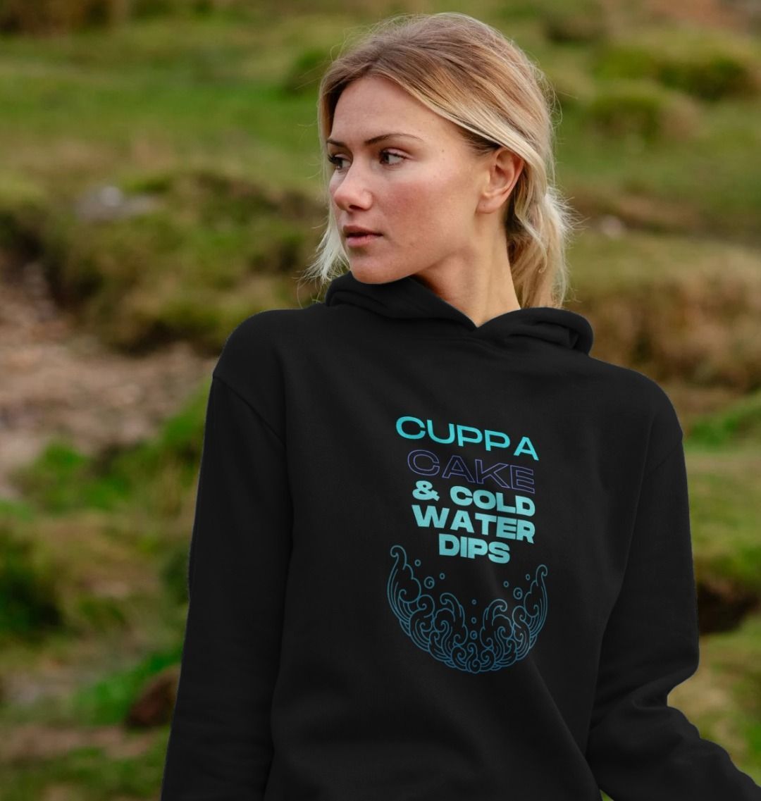 'CUPPA, CAKE & COLD WATER DIPS' Hoodie