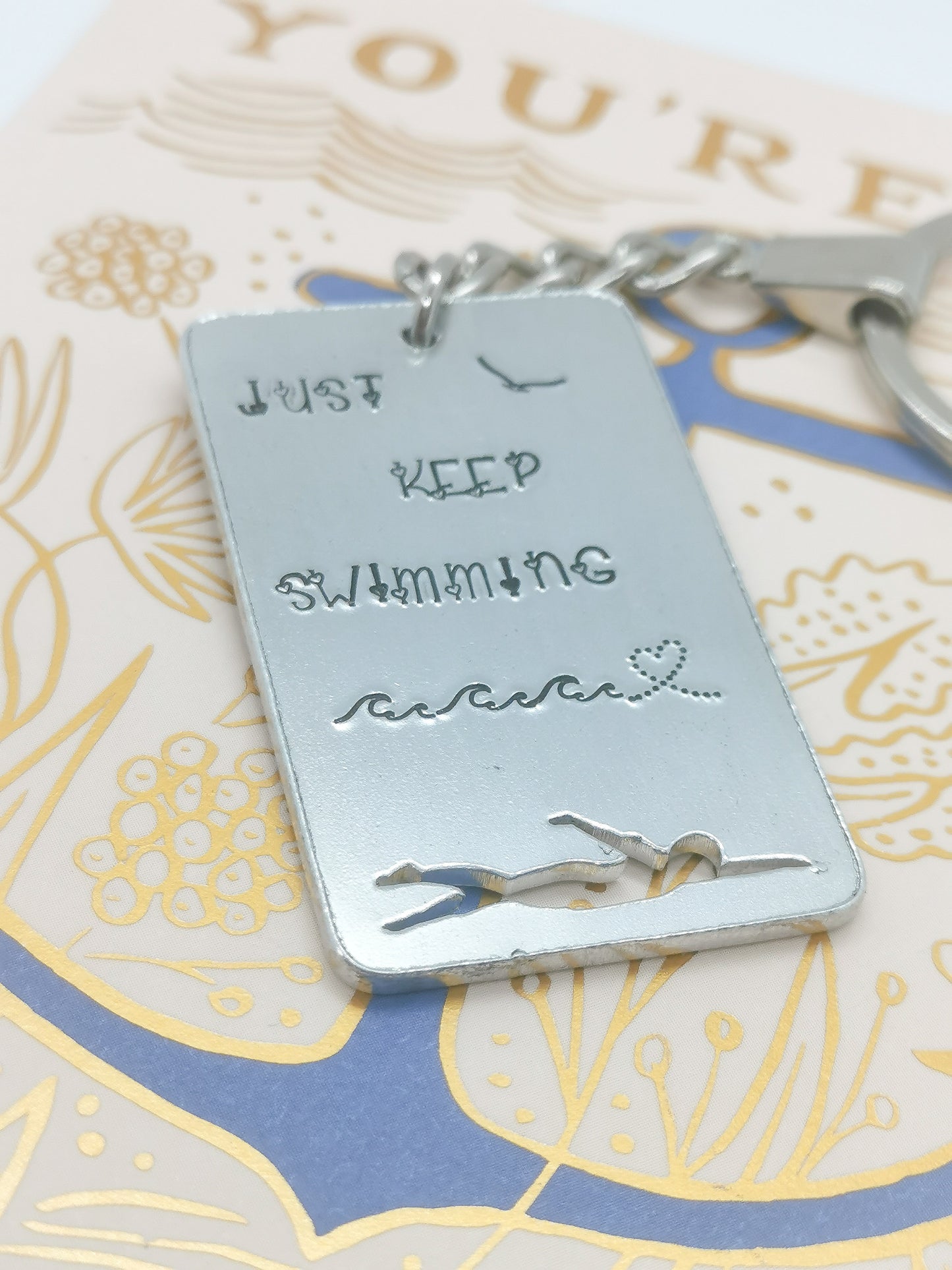 'JUST KEEP SWIMMING' Keyring